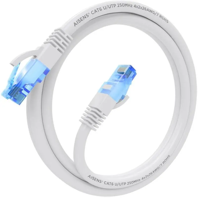 Aisens A135-0820 Cable de Red RJ45 Cat.6 UTP 1.5m Blanco