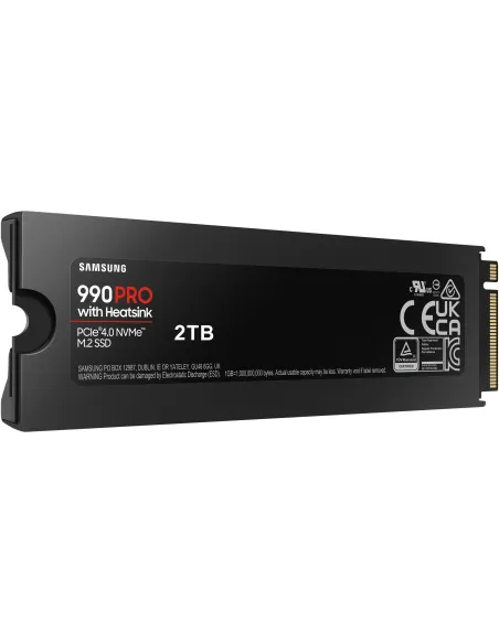 Samsung 990 PRO HeatSink SSD 2TB PCIe 4.0 NVMe M.2