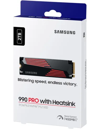 Samsung 990 PRO HeatSink SSD 2TB PCIe 4.0 NVMe M.2