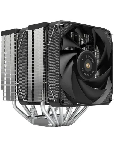 Mars Gaming MCPUXU6 Disipador Cpu Doble Torre Tdp 350w 2x Ventiladores Fdb 6 Heatpip
