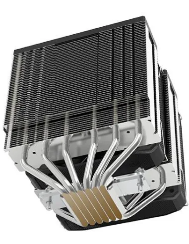 Mars Gaming MCPUXU6 Disipador Cpu Doble Torre Tdp 350w 2x Ventiladores Fdb 6 Heatpip