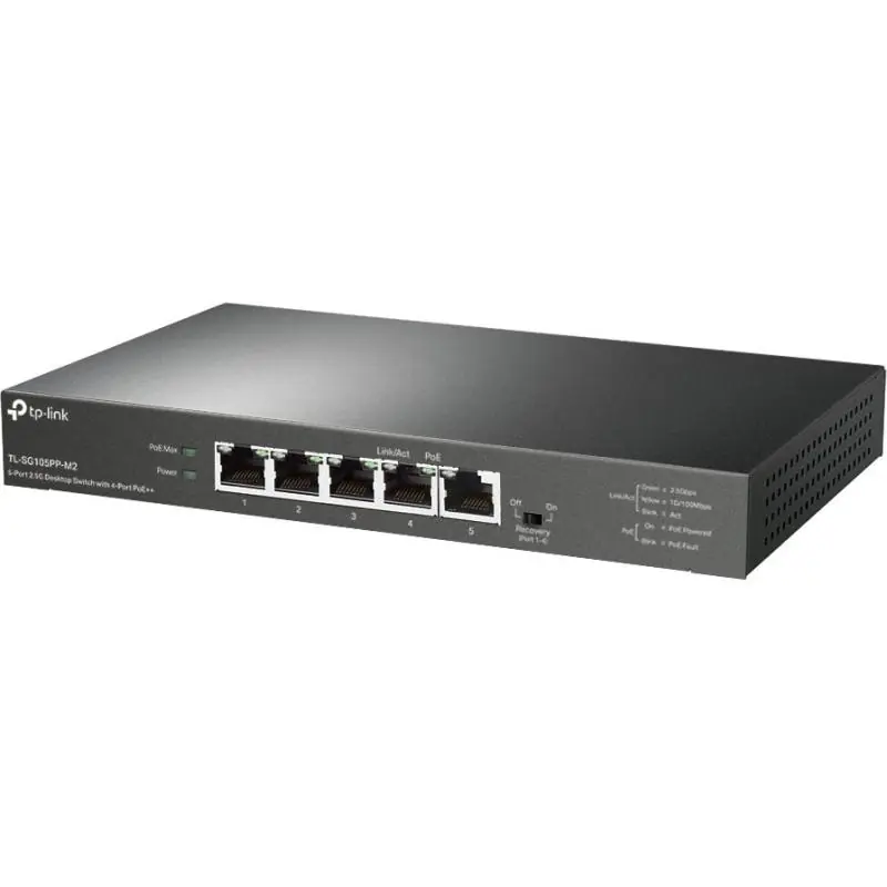 TP-Link TL-SG105PP-M2 Switch PoE 5 Puertos Ethernet