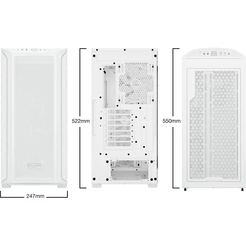 Be Quiet! Shadow Base 800 FX USB 3.2 Blanca