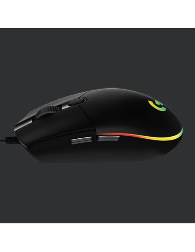 Logitech G203 Ratón 8000 DPI RGB Negro