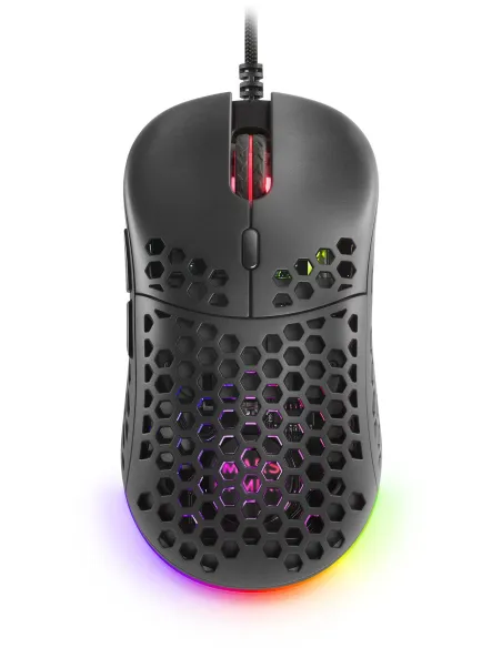 Mars Gaming MM55 Ratón Gaming RGB 12800 DPI Negro