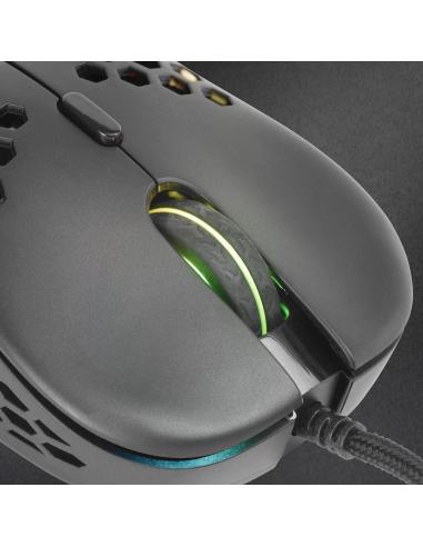 Mars Gaming MM55 Ratón Gaming RGB 12800 DPI Negro