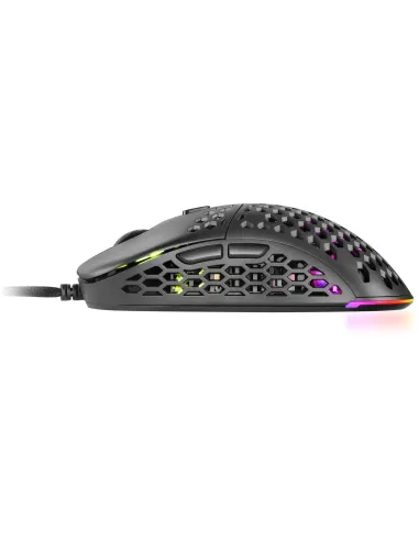 Mars Gaming MM55 Ratón Gaming RGB 12800 DPI Negro