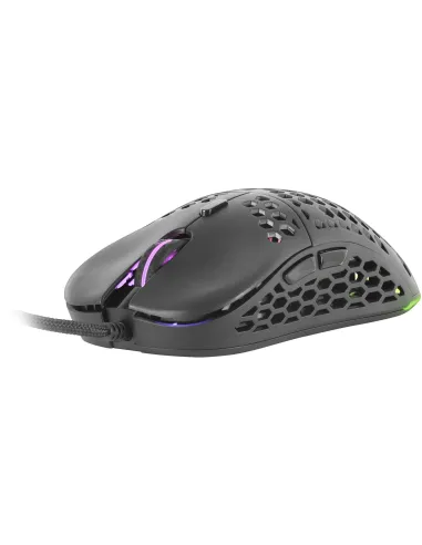 Mars Gaming MM55 Ratón Gaming RGB 12800 DPI Negro