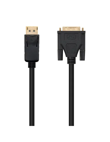 Nanocable Cable Conversor DP a DVI  2 M Negro