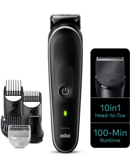 Braun Series 5 MGK5440 Afeitadora 10 en 1 Negra + Pack King C Gillette