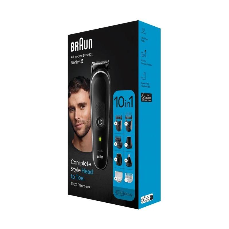 Braun Series 5 MGK5440 Afeitadora 10 en 1 Negra + Pack King C Gillette