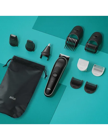 Braun Series 5 MGK5440 Afeitadora 10 en 1 Negra + Pack King C Gillette