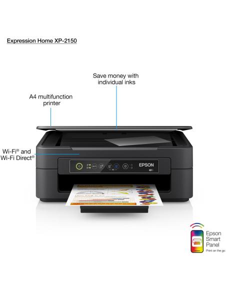 Epson Expression Home XP-2150 Impresora de Tinta Multifunción Color WiFi Negra