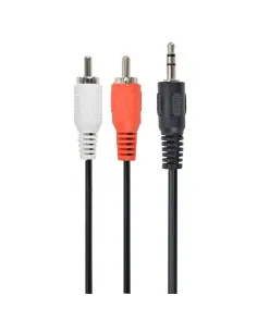 Gembird Cable Jack 3.5mm a RCA 5M Macho/Macho Negro-AISCCI0468