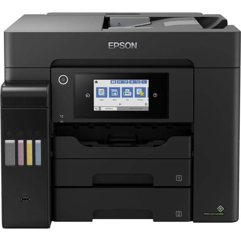 Epson EcoTank ET-5850 Impresora de Tinta Multifunción Color WiFi Negra