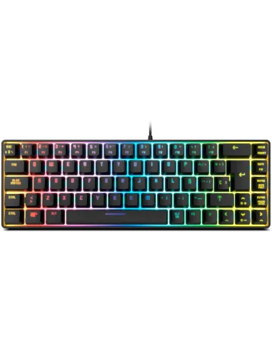 Krom Kalista Teclado RGB USB-A Negro