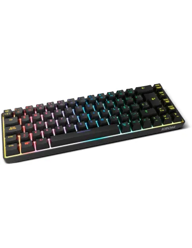 Krom Kalista Teclado RGB USB-A Negro