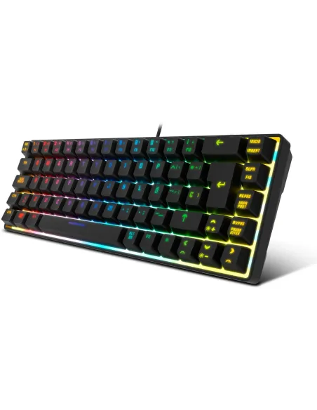 Krom Kalista Teclado RGB USB-A Negro