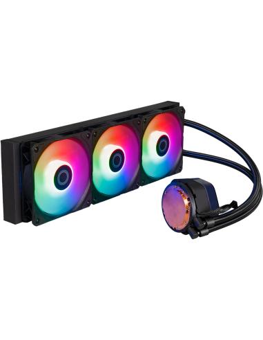Cooler Master MasterLiquid 360 Atmos ARGB Kit de Refrigeración Líquida 360mm Negra