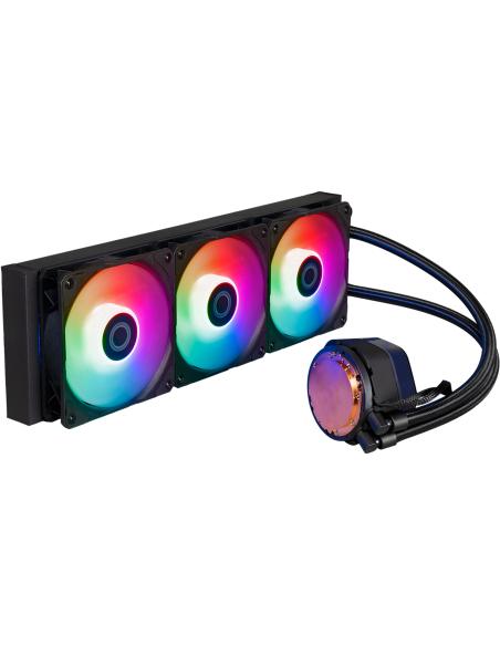 Cooler Master MasterLiquid 360 Atmos ARGB Kit de Refrigeración Líquida 360mm Negra