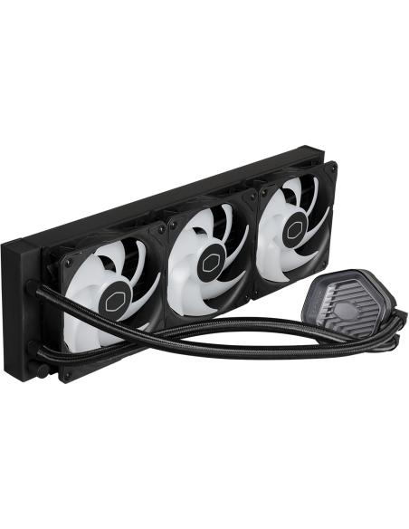 Cooler Master MasterLiquid 360 Atmos ARGB Kit de Refrigeración Líquida 360mm Negra