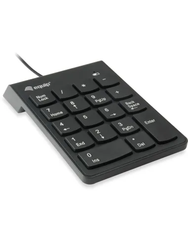 Equip 245205 Teclado Númerico USB-A Negro