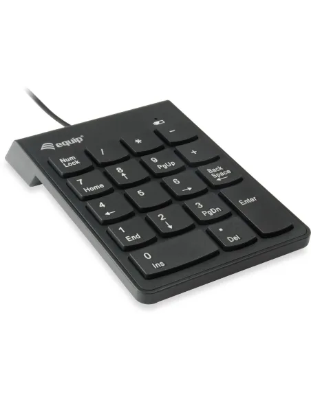 Equip 245205 Teclado Númerico USB-A Negro