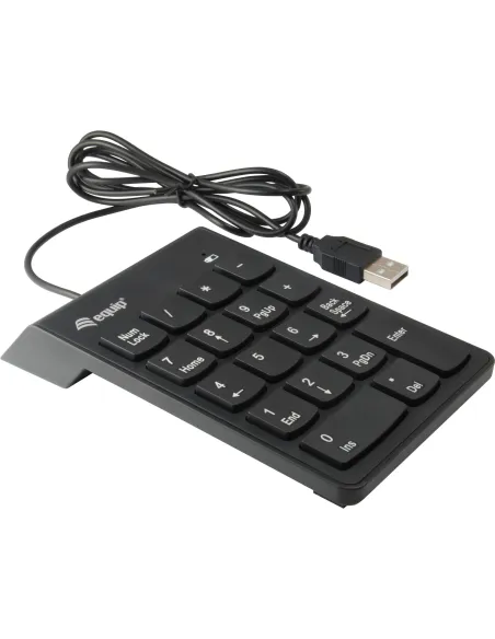 Equip 245205 Teclado Númerico USB-A Negro