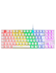 Mars Gaming MK80 Teclado Mecánico RGB Blanco