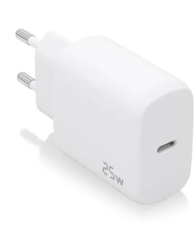 Aisens A110-0756 Cargador de Móvil con Carga Rápida de 25W Blanco