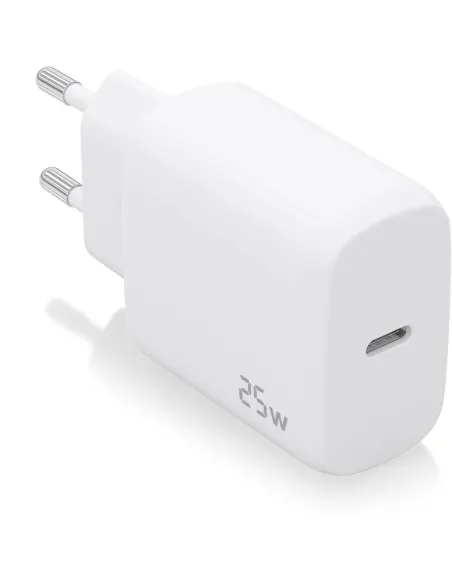 Aisens A110-0756 Cargador de Móvil con Carga Rápida de 25W Blanco