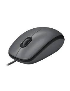 Logitech M100 Ratón Óptico Ambidiestro 1000DPI Negro