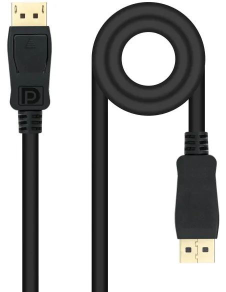 Nanocable 10.15.2601 Cable Displayport v1.3 Macho/Macho 1M Negro