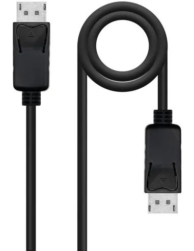 Nanocable 10.15.2700 Cable Displayport v1.2 Macho a Macho 50cm Negro