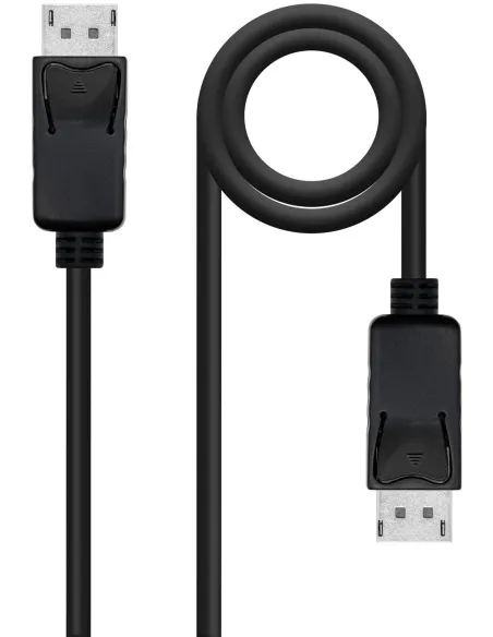 Nanocable 10.15.2702 Cable Displayport v1.2 Macho a Macho 2M Negro