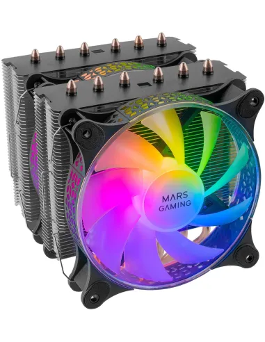 Mars Gaming MCPUXT Ventilador CPU ARGB 120mm Negro