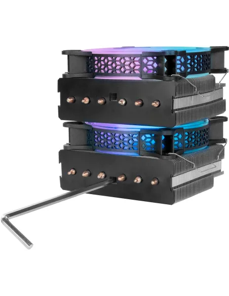 Mars Gaming MCPUXT Ventilador CPU ARGB 120mm Negro