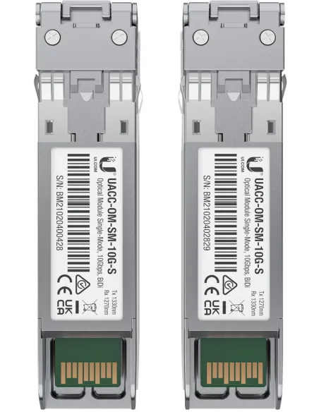 Ubiquiti UACC-OM-SM-10G-S-20 Módulos Transceptores de Fibra Óptica 20 Unidades