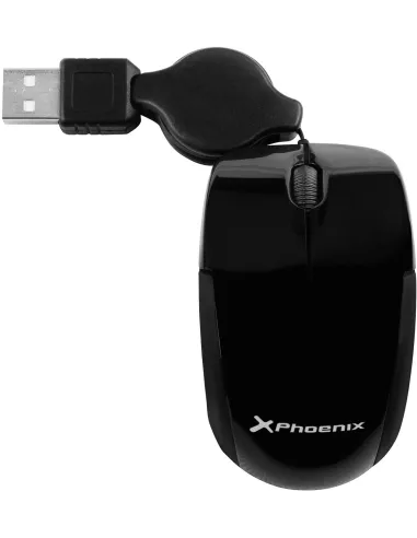 Phoenix PH1010+ Mini Ratón USB Negro
