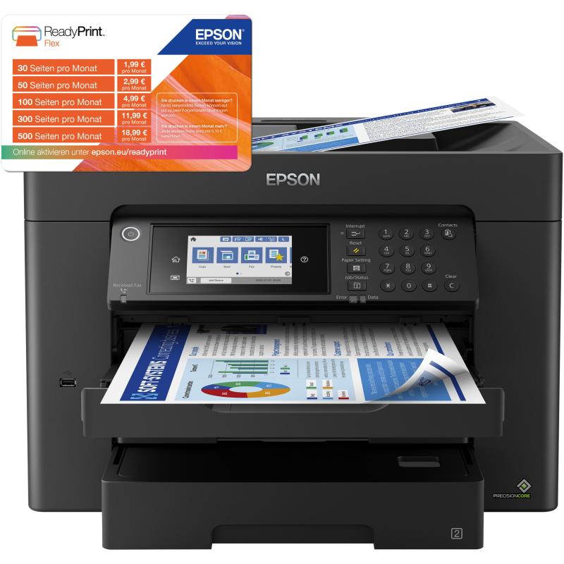 Epson WF-7840DTWF Impresora de Tinta Multifunción Color WiFi Negro