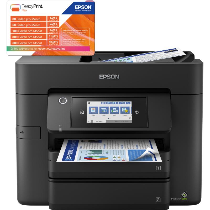 Epson WorkForce Pro WF-4830DTWF Impresora de Tinta Multifunción Color WiFi Negra