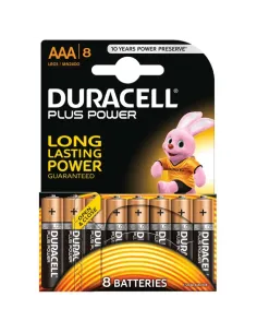 Duracell Plus Power Pila Alcalina AAA LR03 Pack 8-AISPIL0097