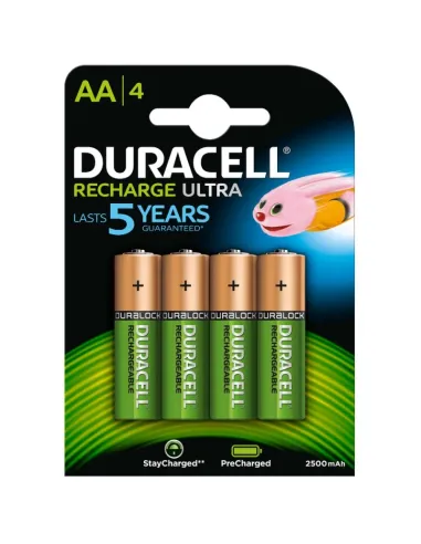 Duracell Pila Recargable HR6 AA 2400mAh Blister*4