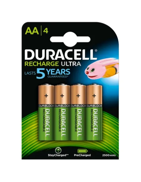 Duracell Pila Recargable HR6 AA 2400mAh Blister*4