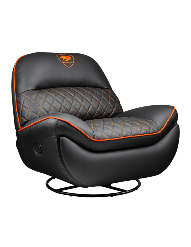 Cougar Overlord Sillón Gaming Negro y Naranja