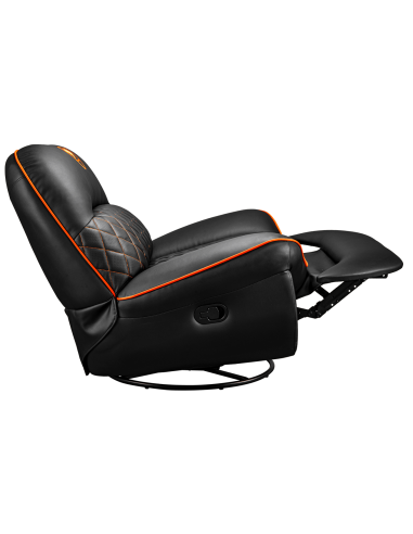 Cougar Overlord Sillón Gaming Negro y Naranja