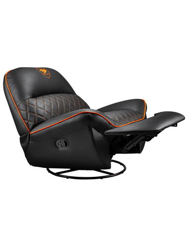 Cougar Overlord Sillón Gaming Negro y Naranja