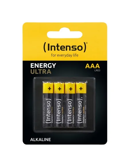 Intenso Pila Alcalina energy ultra AAALR03 Pack-4