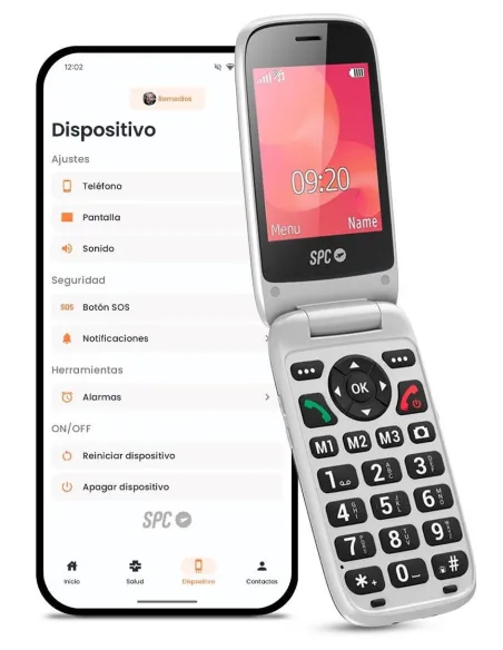 SPC Polaris Teléfono Móvil Senior Negro