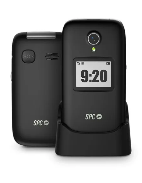 SPC Polaris Teléfono Móvil Senior Negro